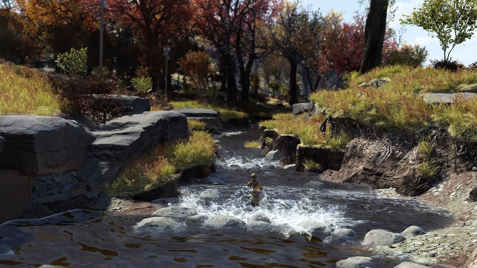 The wastelands can be beautiful at times (Image via Bethesda Softworks)